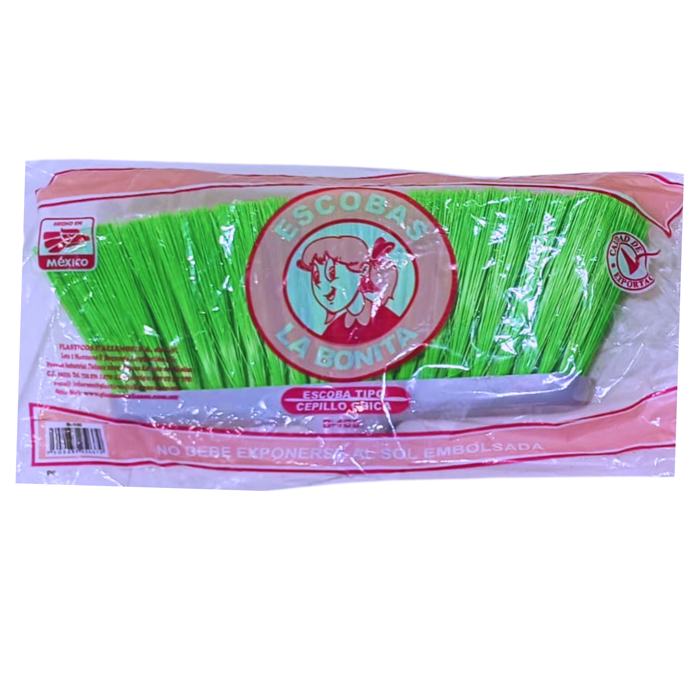 Escoba Plástico Tipo Cepillo Chica Bonita B-100