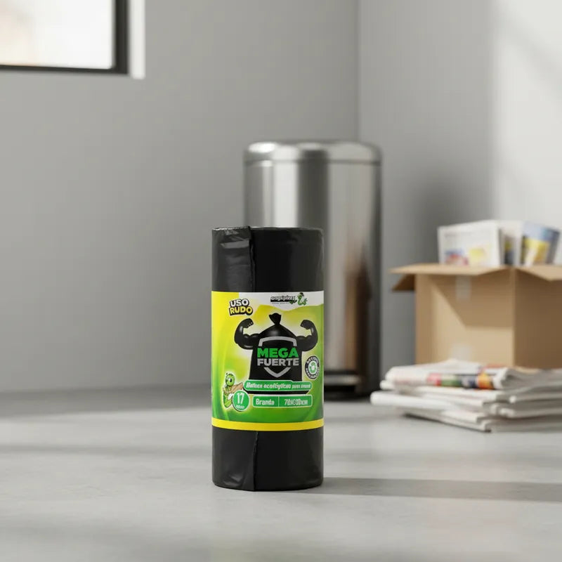 Bolsa Negra Para Basura Uso Rudo 70x90cm Anguiplast