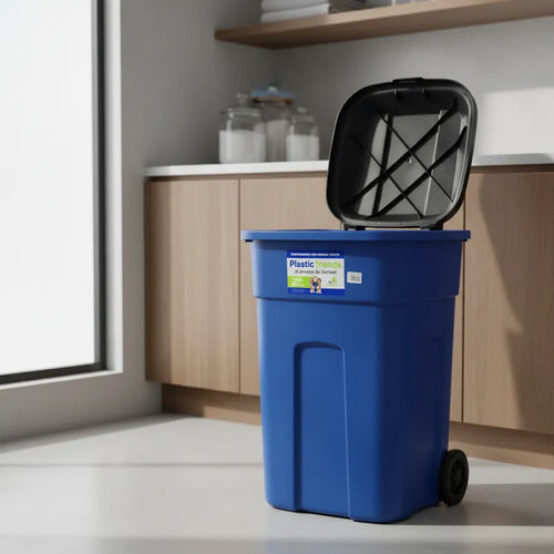 Contenedor Con Ruedas Tacho 135 LT Azul