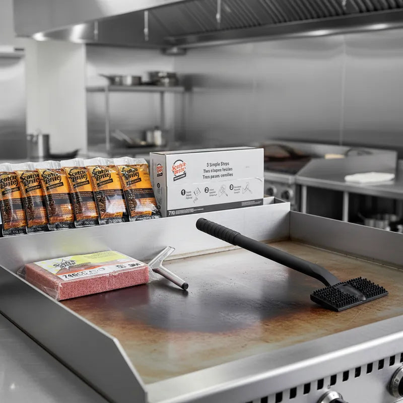 Kit De Limpieza Para Planchas De Cocina Quick Clean Scotch-Brite