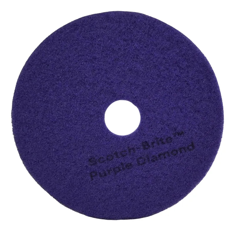 Disco Professional Sistema Diamante Morado 19" Scotch-Brite (Restauración y brillo)